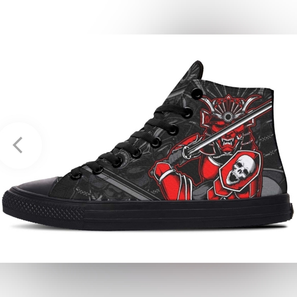 RAAD Fight The Samurai Or Die - High Tops / Black Sole